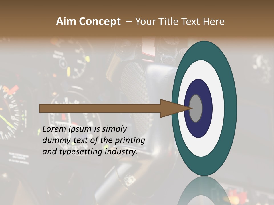 Altimeter Airplane Even PowerPoint Template