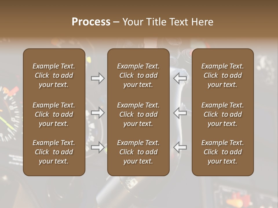 Altimeter Airplane Even PowerPoint Template