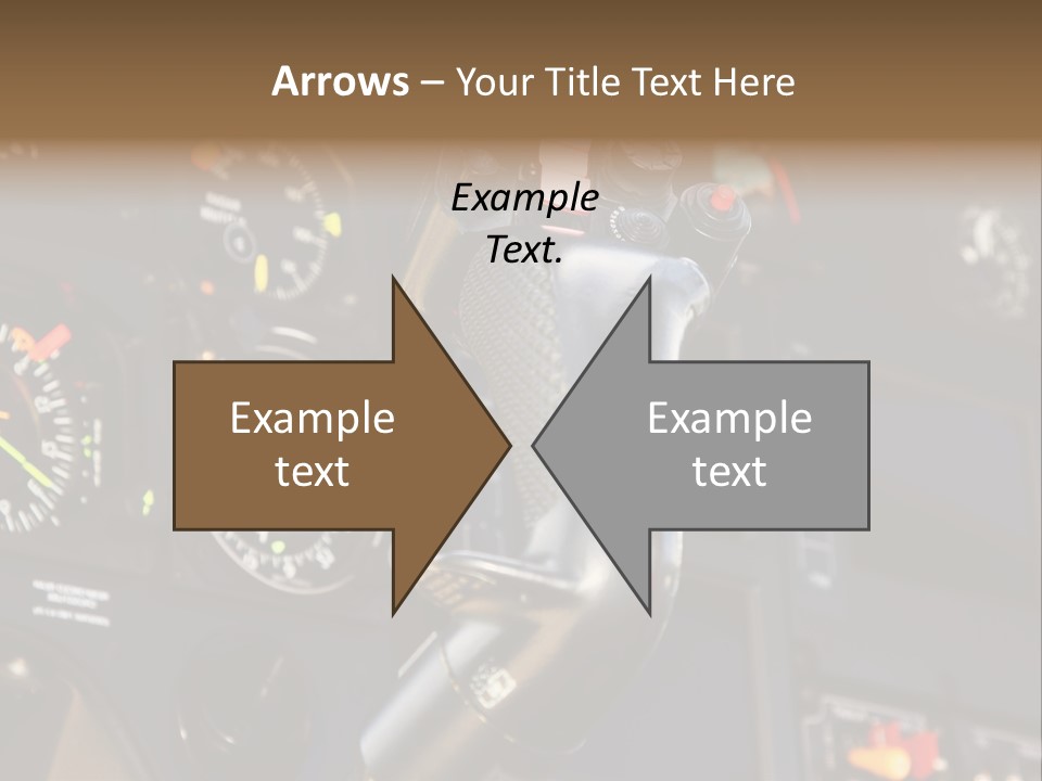 Altimeter Airplane Even PowerPoint Template