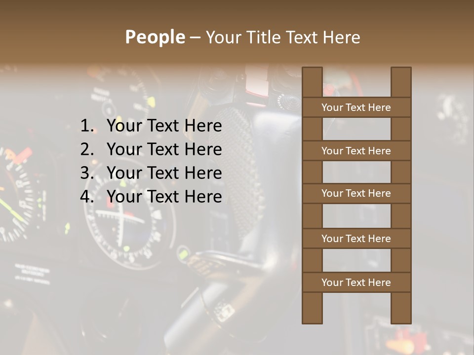 Altimeter Airplane Even PowerPoint Template