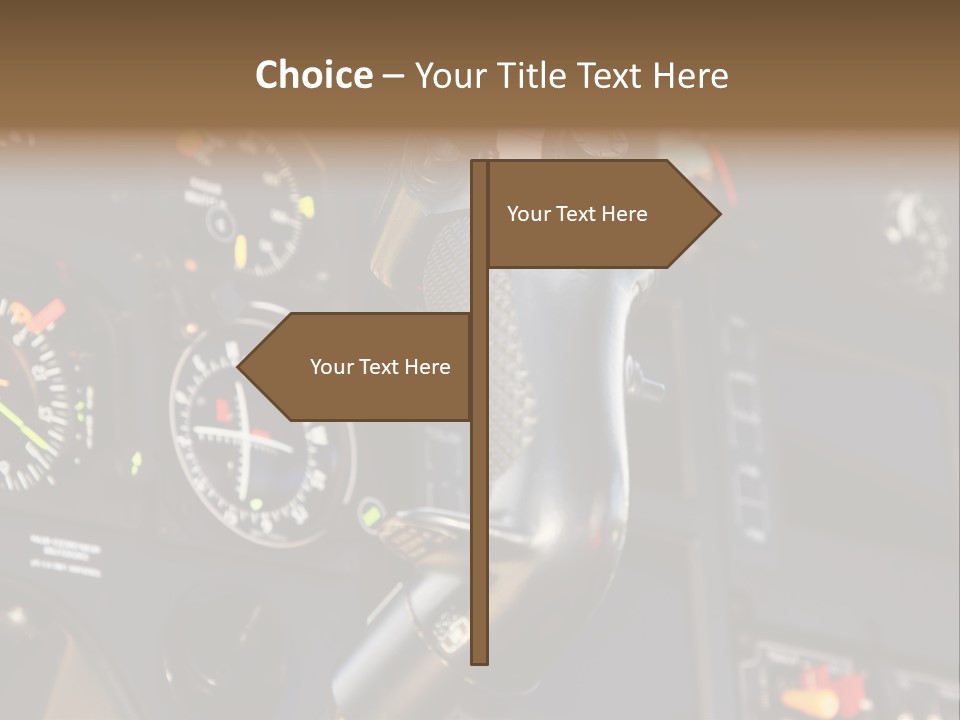 Altimeter Airplane Even PowerPoint Template