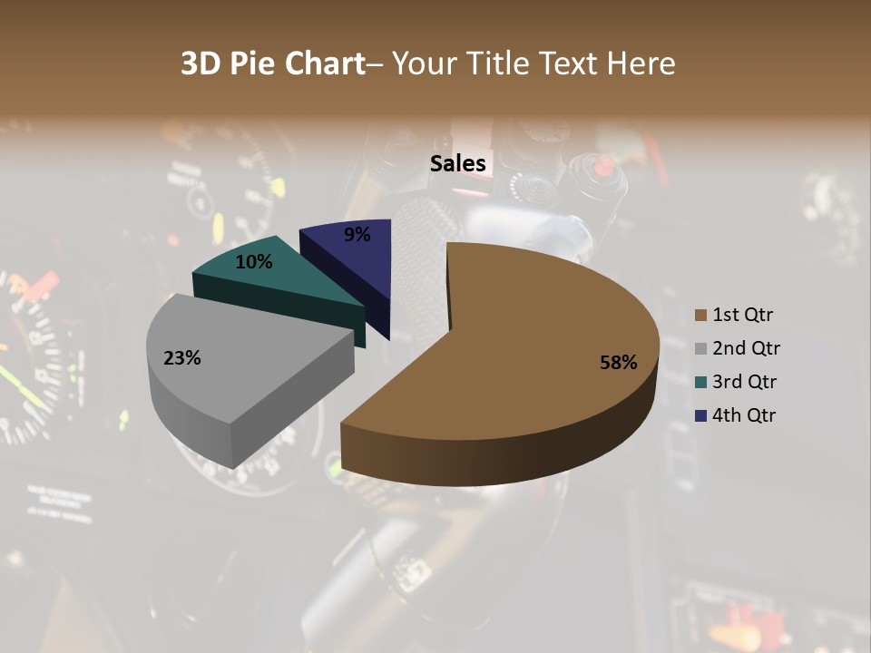 Altimeter Airplane Even PowerPoint Template