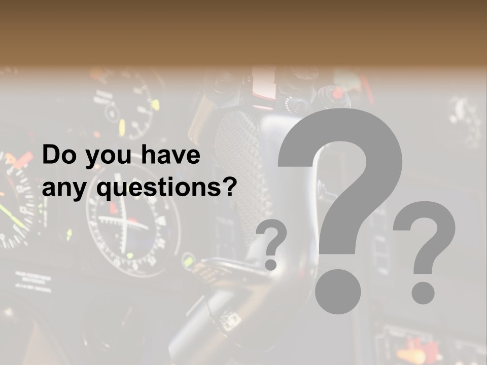 Altimeter Airplane Even PowerPoint Template