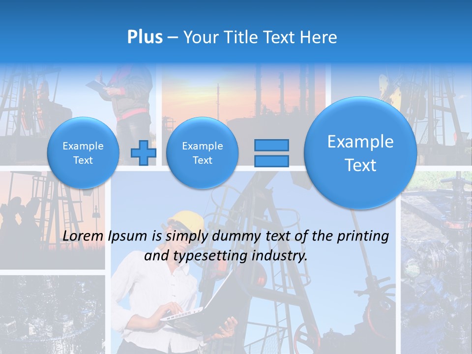 Creativity Machinery Businessperson PowerPoint Template