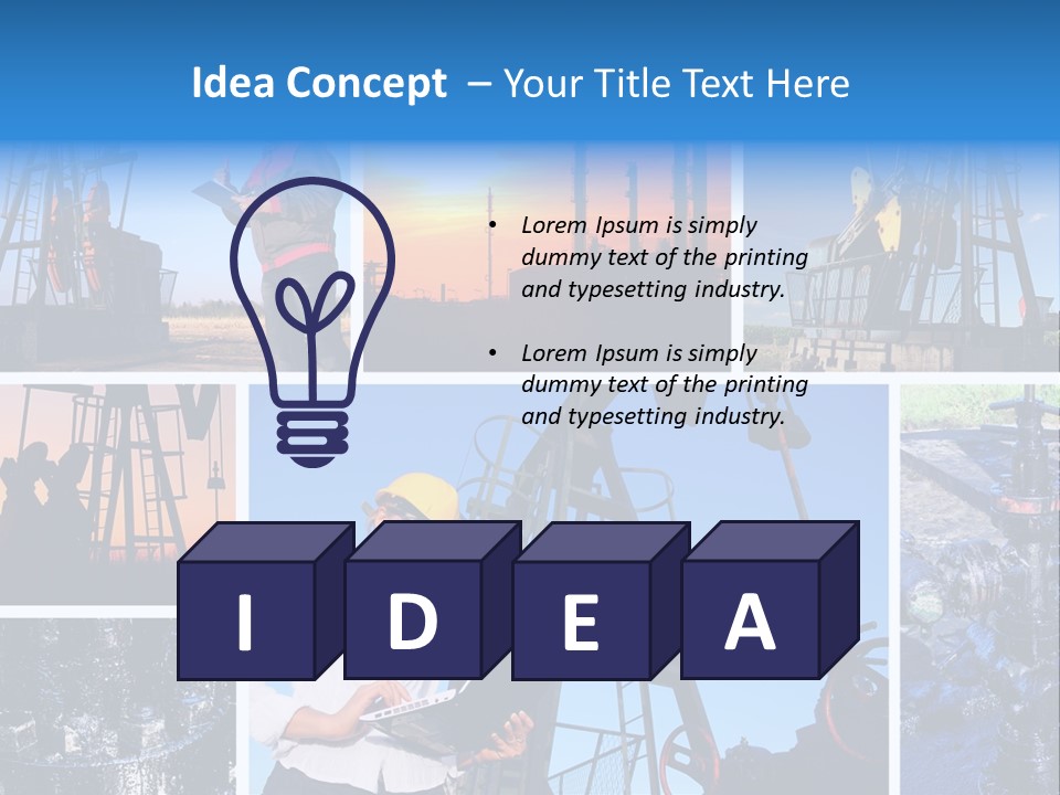 Creativity Machinery Businessperson PowerPoint Template