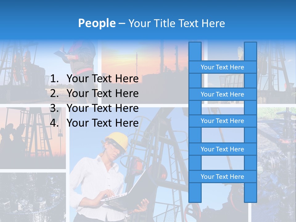Creativity Machinery Businessperson PowerPoint Template
