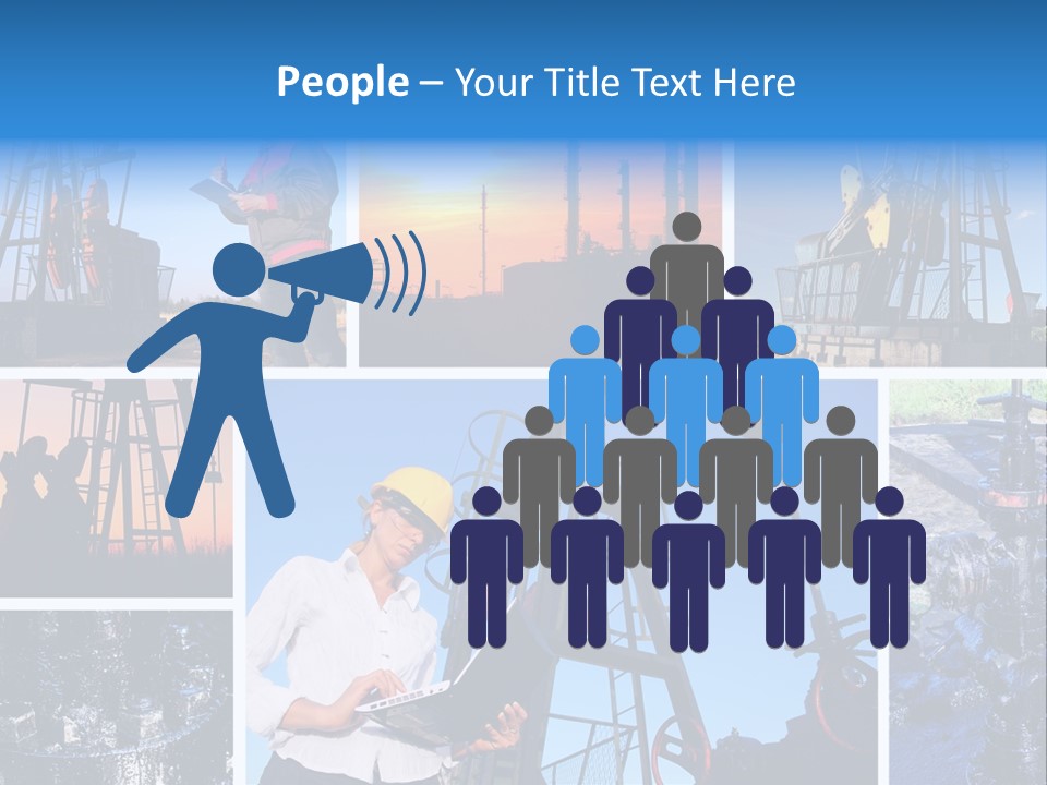 Creativity Machinery Businessperson PowerPoint Template