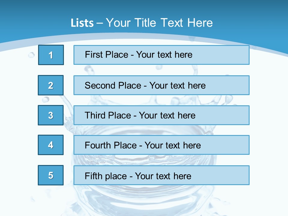 Isolated Nature Stream PowerPoint Template
