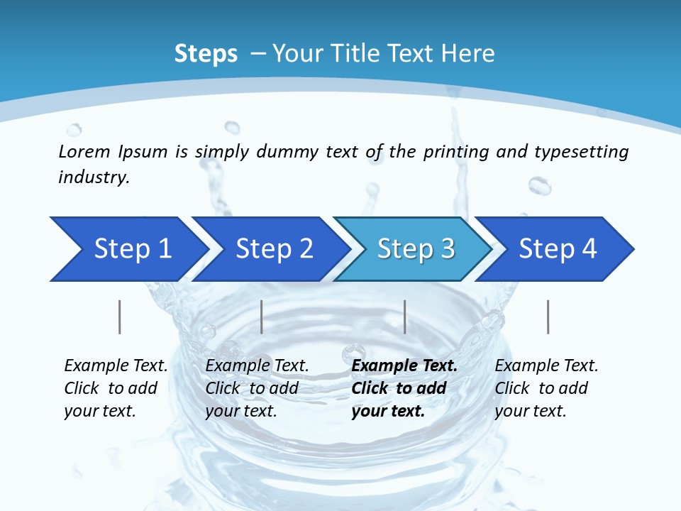 Isolated Nature Stream PowerPoint Template