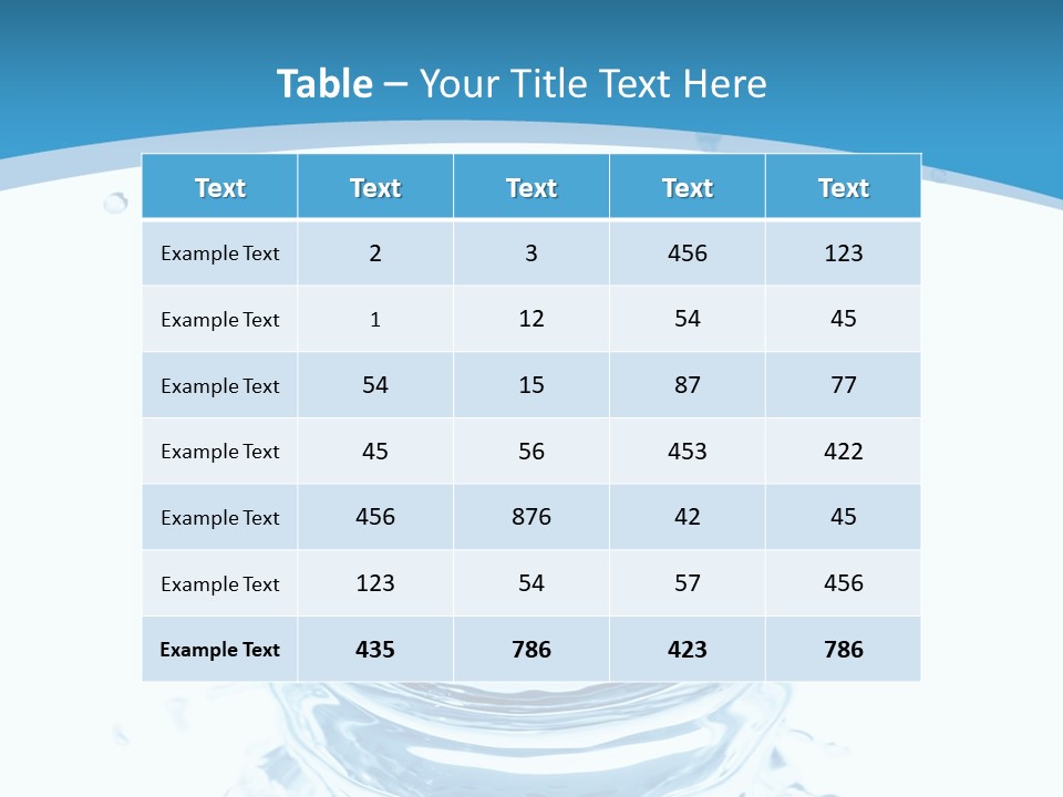 Isolated Nature Stream PowerPoint Template