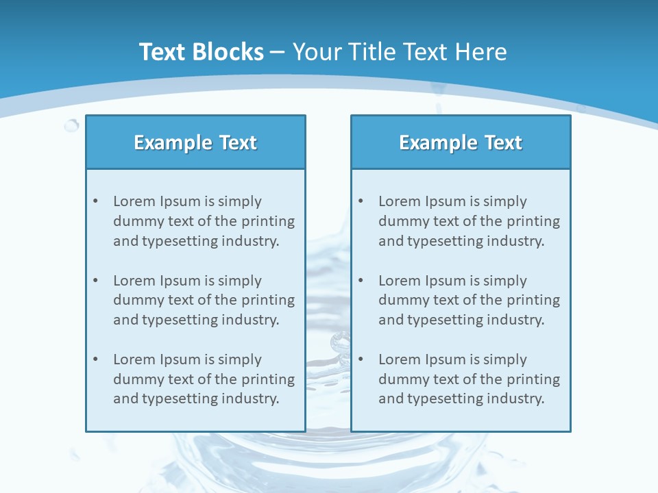 Isolated Nature Stream PowerPoint Template