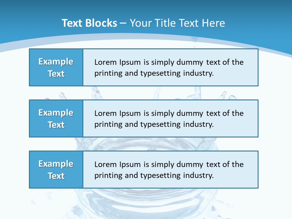 Isolated Nature Stream PowerPoint Template