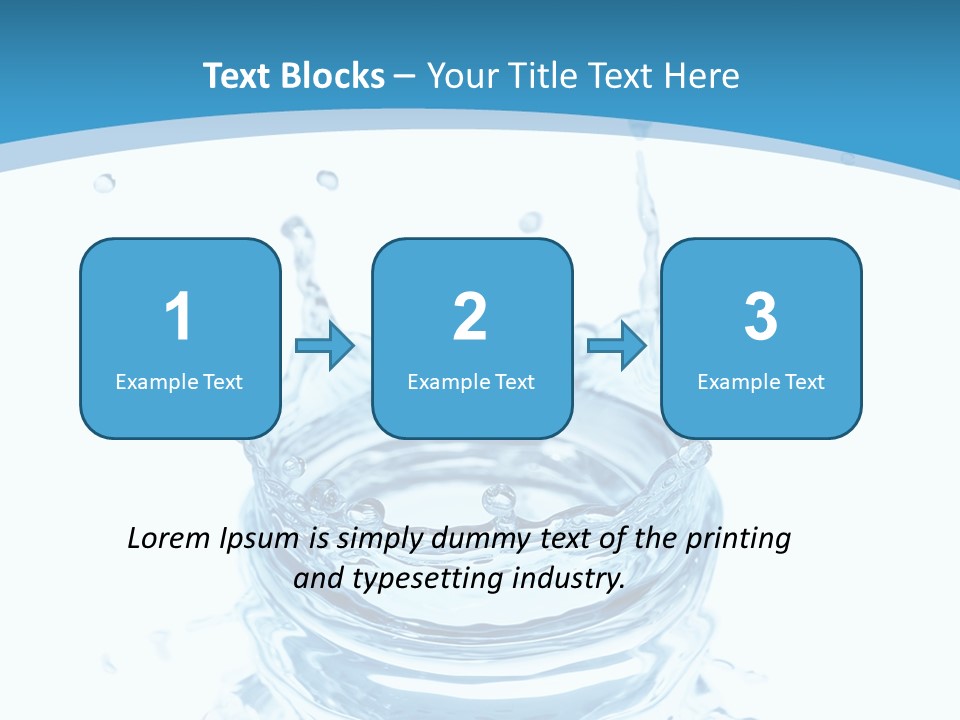 Isolated Nature Stream PowerPoint Template