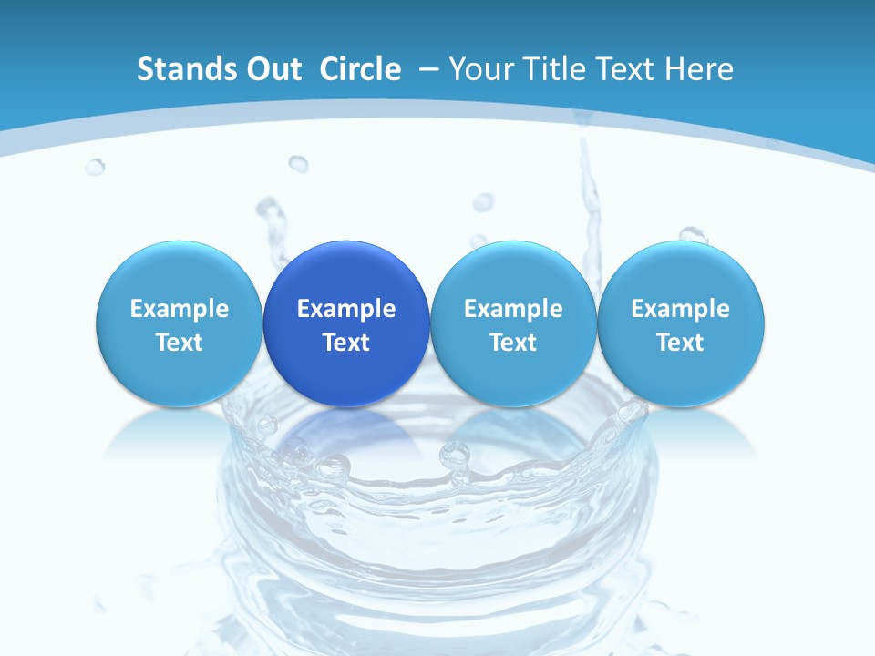 Isolated Nature Stream PowerPoint Template