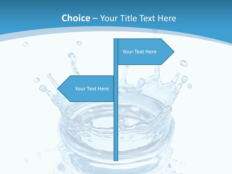 Isolated Nature Stream PowerPoint Template