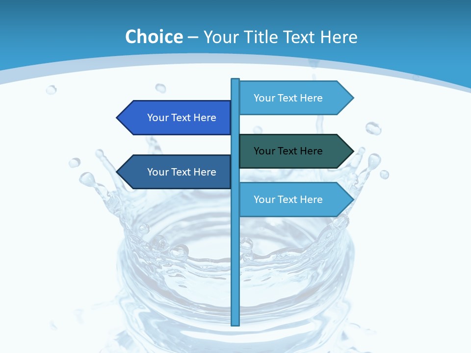 Isolated Nature Stream PowerPoint Template