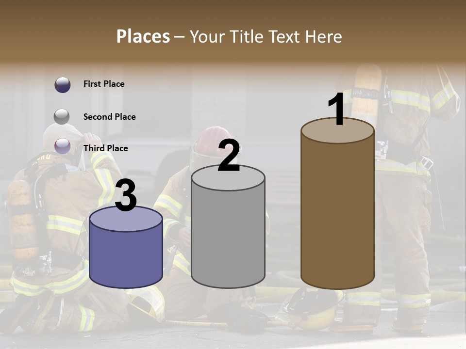 Fireproof Roof Extinguish PowerPoint Template