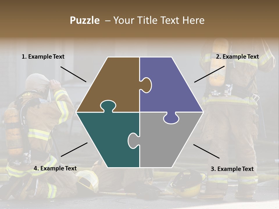Fireproof Roof Extinguish PowerPoint Template