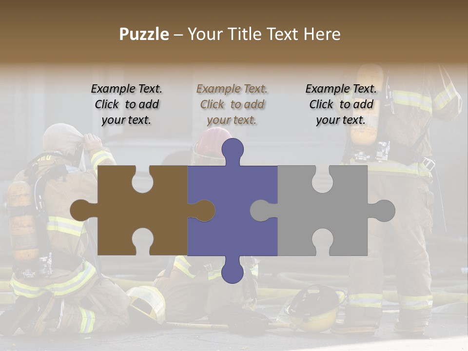 Fireproof Roof Extinguish PowerPoint Template