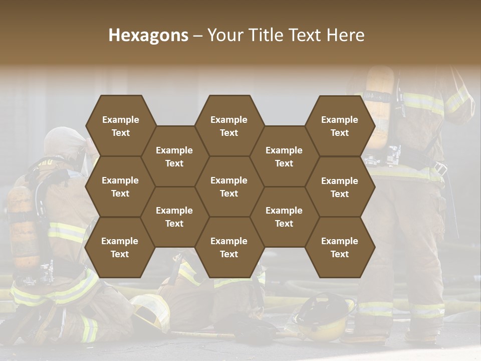 Fireproof Roof Extinguish PowerPoint Template