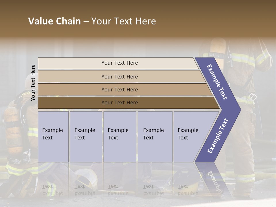 Fireproof Roof Extinguish PowerPoint Template