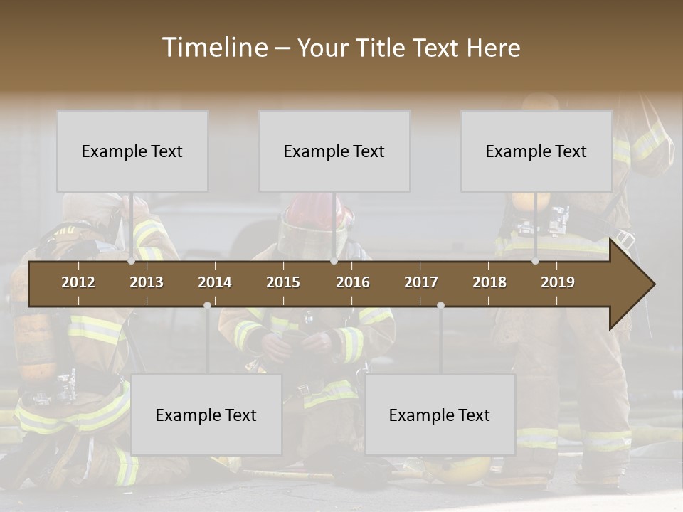 Fireproof Roof Extinguish PowerPoint Template