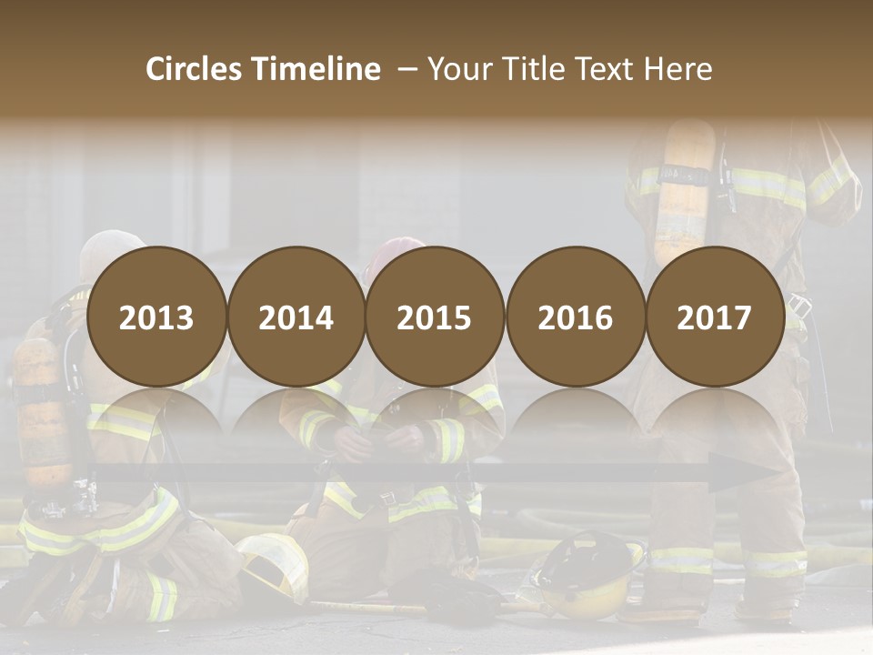 Fireproof Roof Extinguish PowerPoint Template