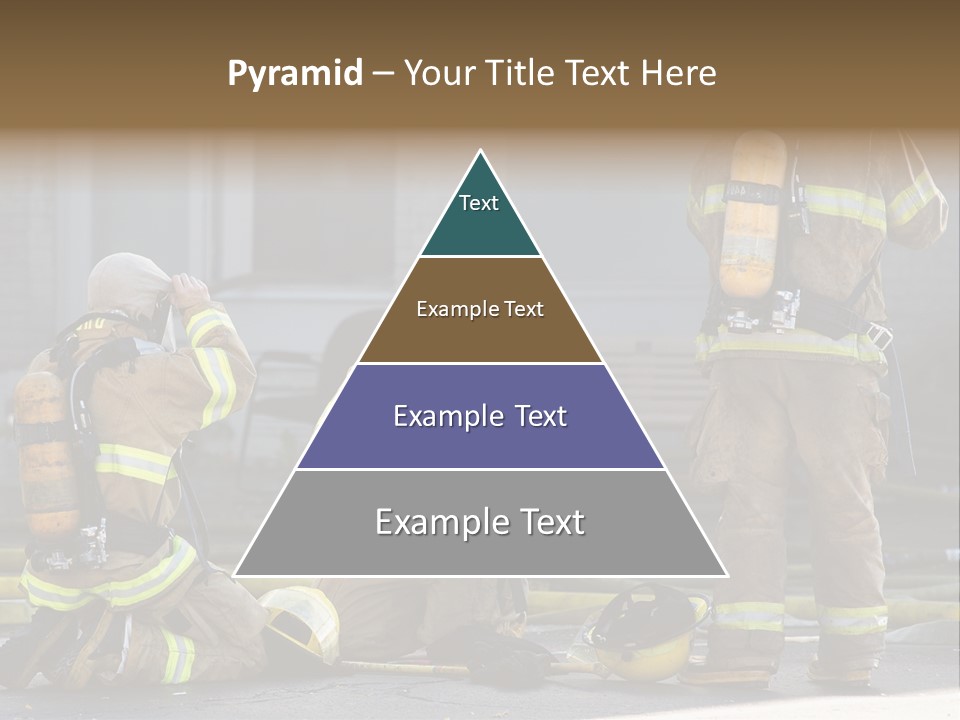 Fireproof Roof Extinguish PowerPoint Template