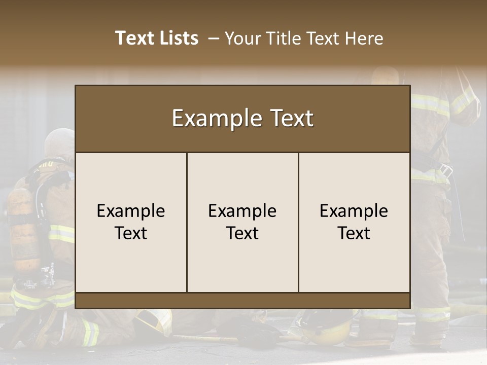 Fireproof Roof Extinguish PowerPoint Template