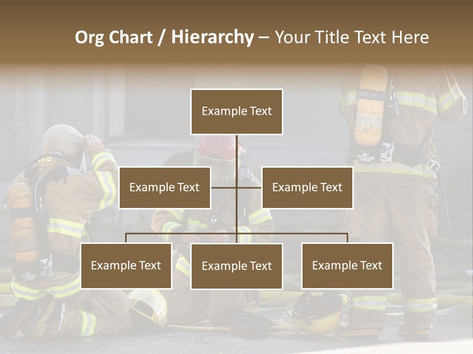 Fireproof Roof Extinguish PowerPoint Template