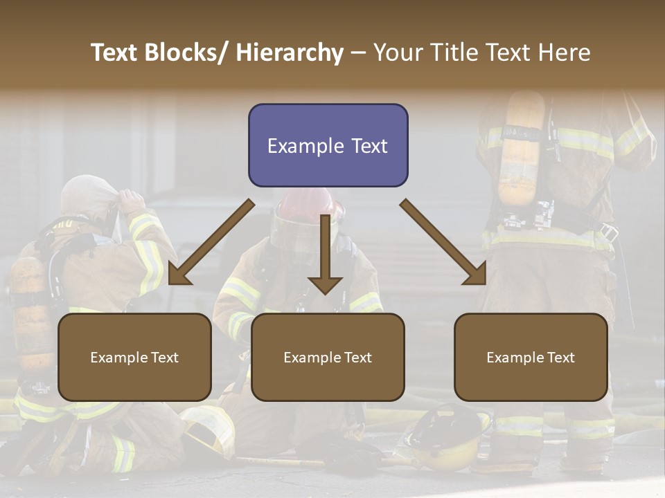 Fireproof Roof Extinguish PowerPoint Template