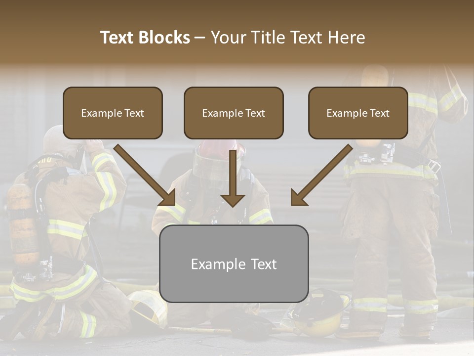 Fireproof Roof Extinguish PowerPoint Template