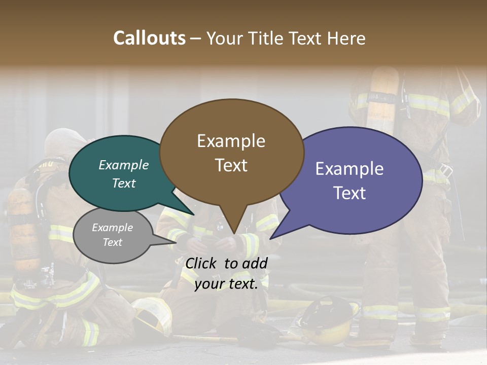 Fireproof Roof Extinguish PowerPoint Template
