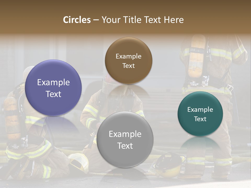 Fireproof Roof Extinguish PowerPoint Template