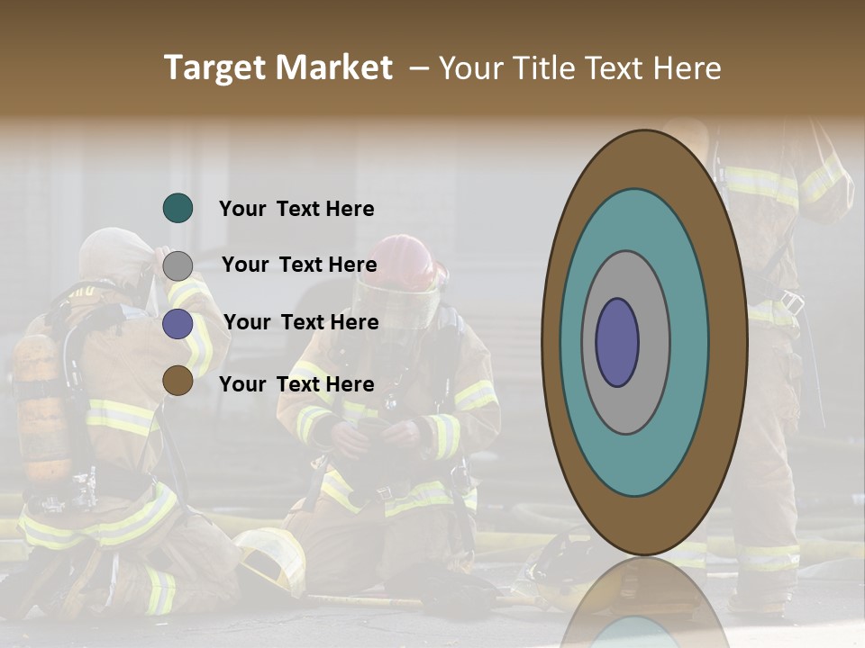 Fireproof Roof Extinguish PowerPoint Template