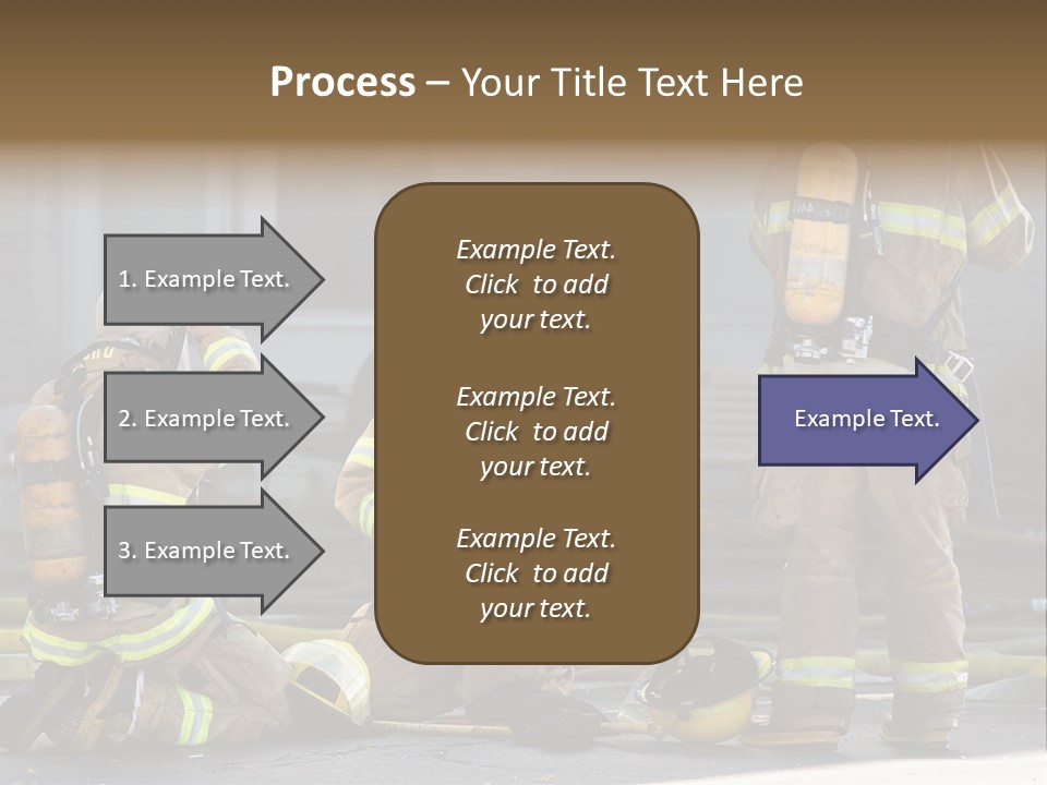 Fireproof Roof Extinguish PowerPoint Template
