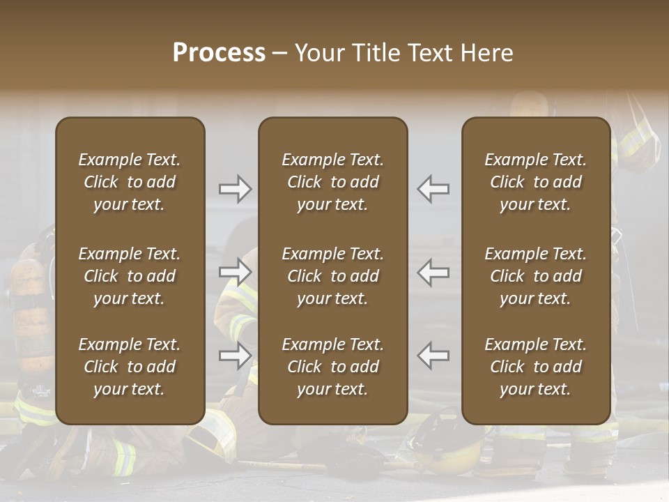Fireproof Roof Extinguish PowerPoint Template