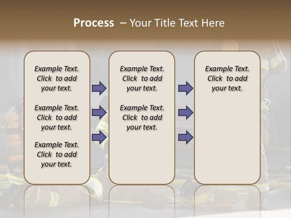 Fireproof Roof Extinguish PowerPoint Template