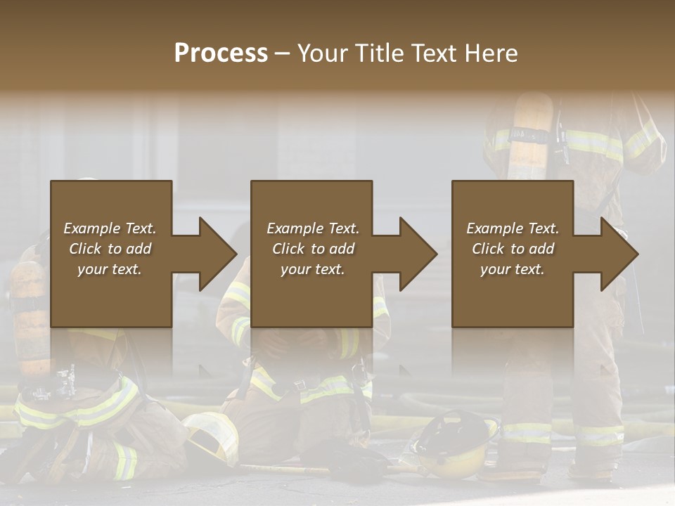 Fireproof Roof Extinguish PowerPoint Template