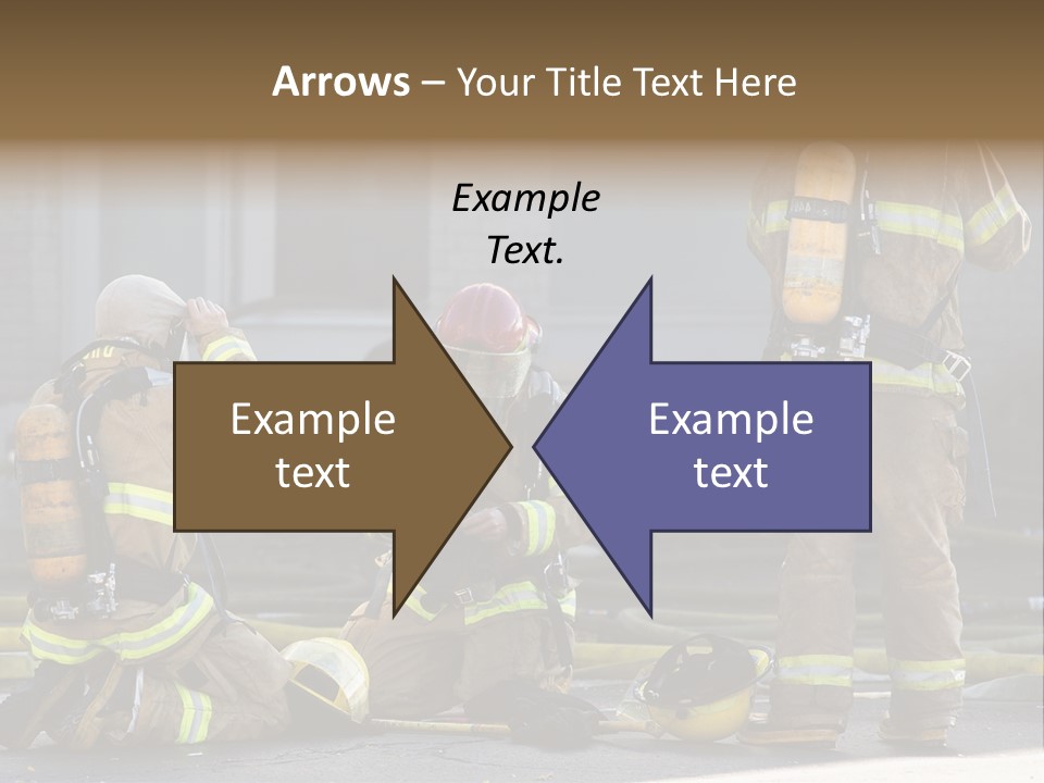 Fireproof Roof Extinguish PowerPoint Template