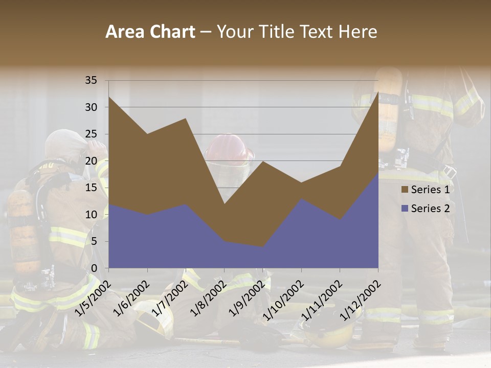 Fireproof Roof Extinguish PowerPoint Template