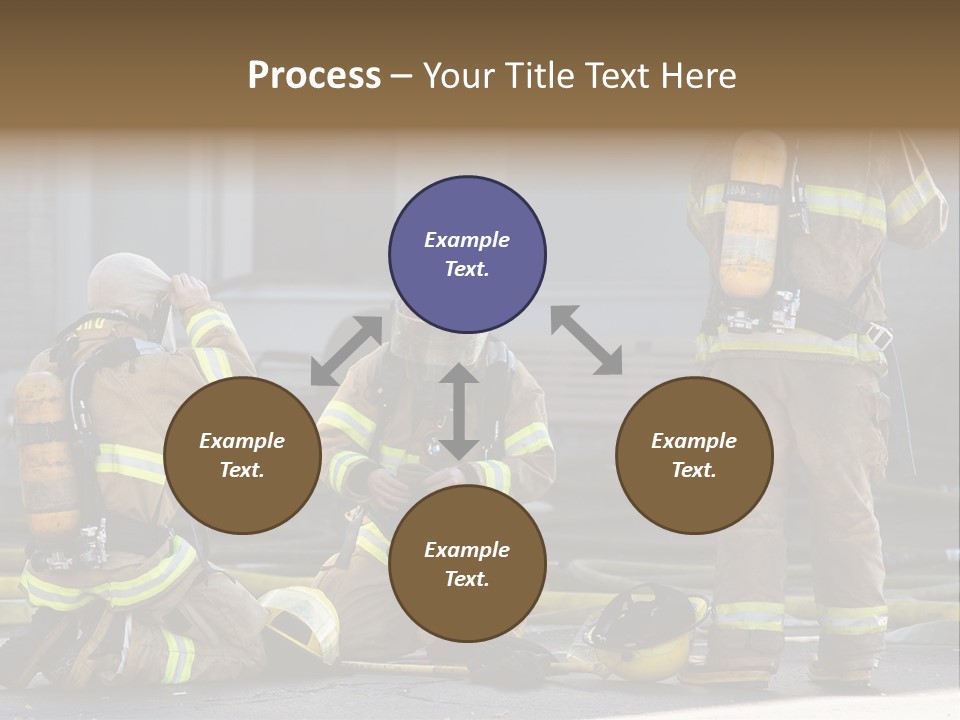 Fireproof Roof Extinguish PowerPoint Template