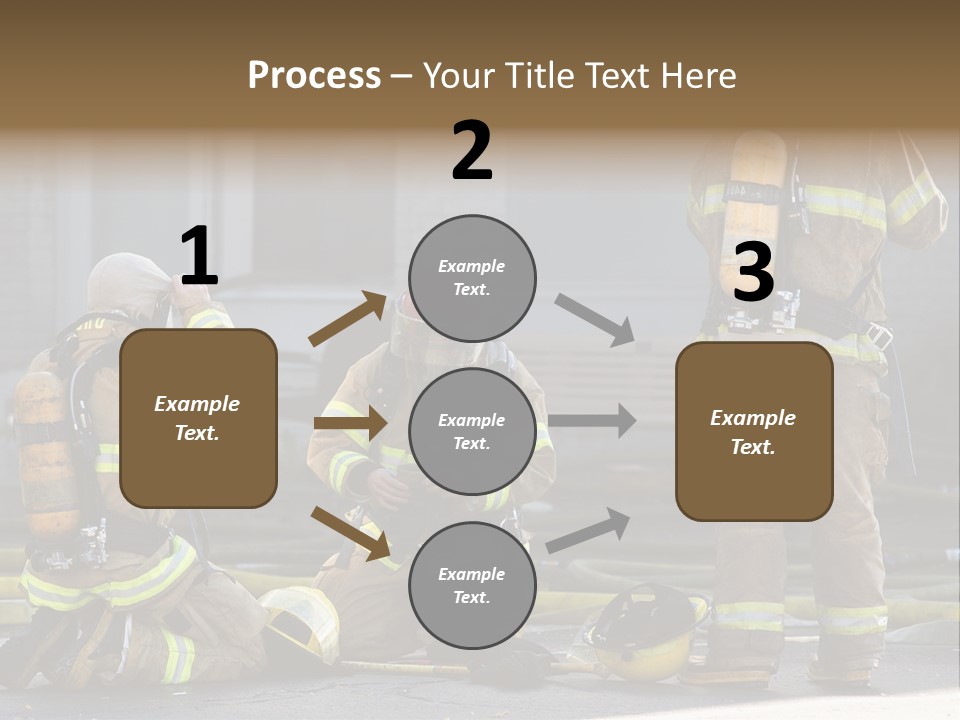 Fireproof Roof Extinguish PowerPoint Template