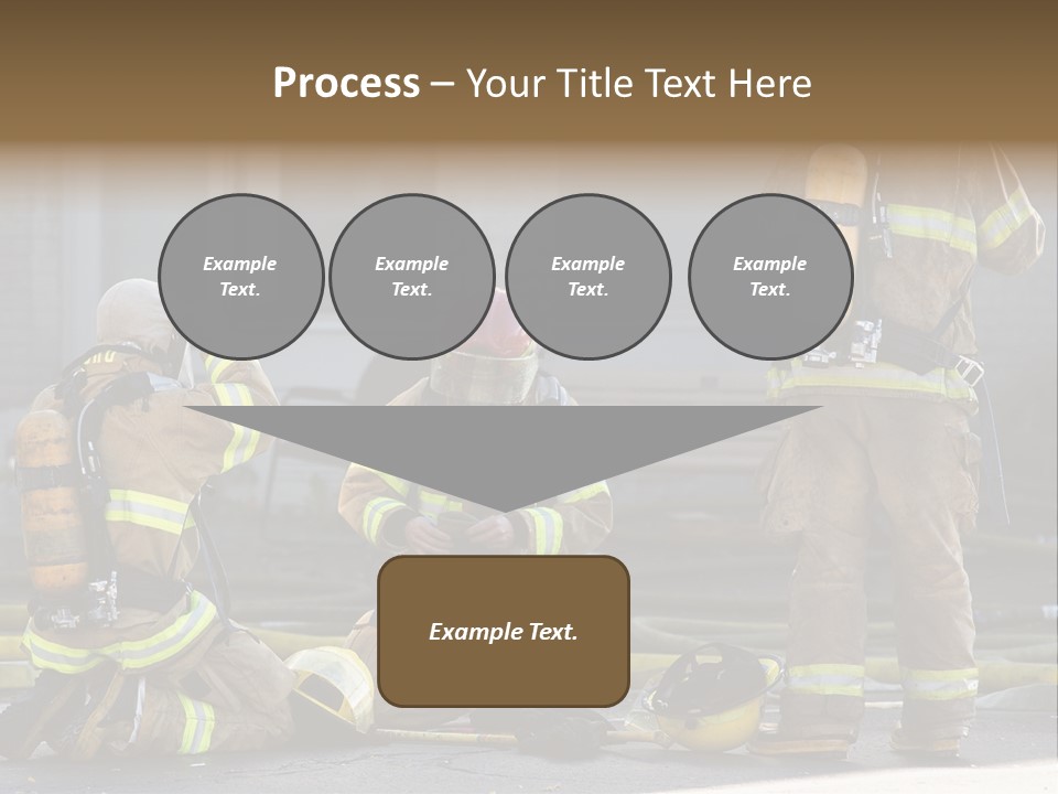 Fireproof Roof Extinguish PowerPoint Template