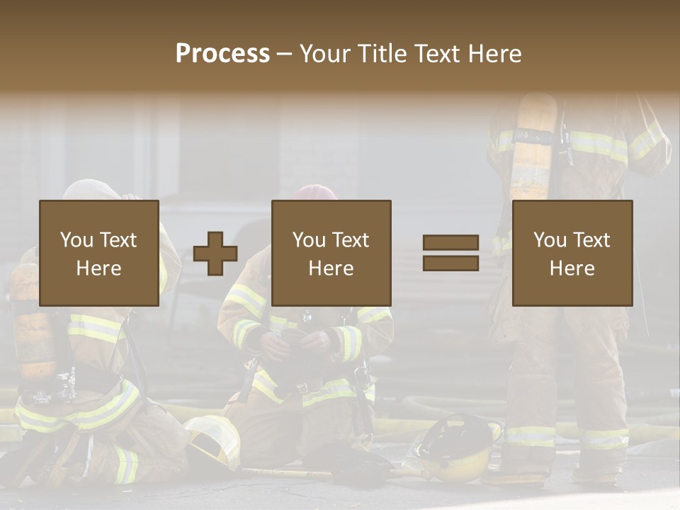 Fireproof Roof Extinguish PowerPoint Template