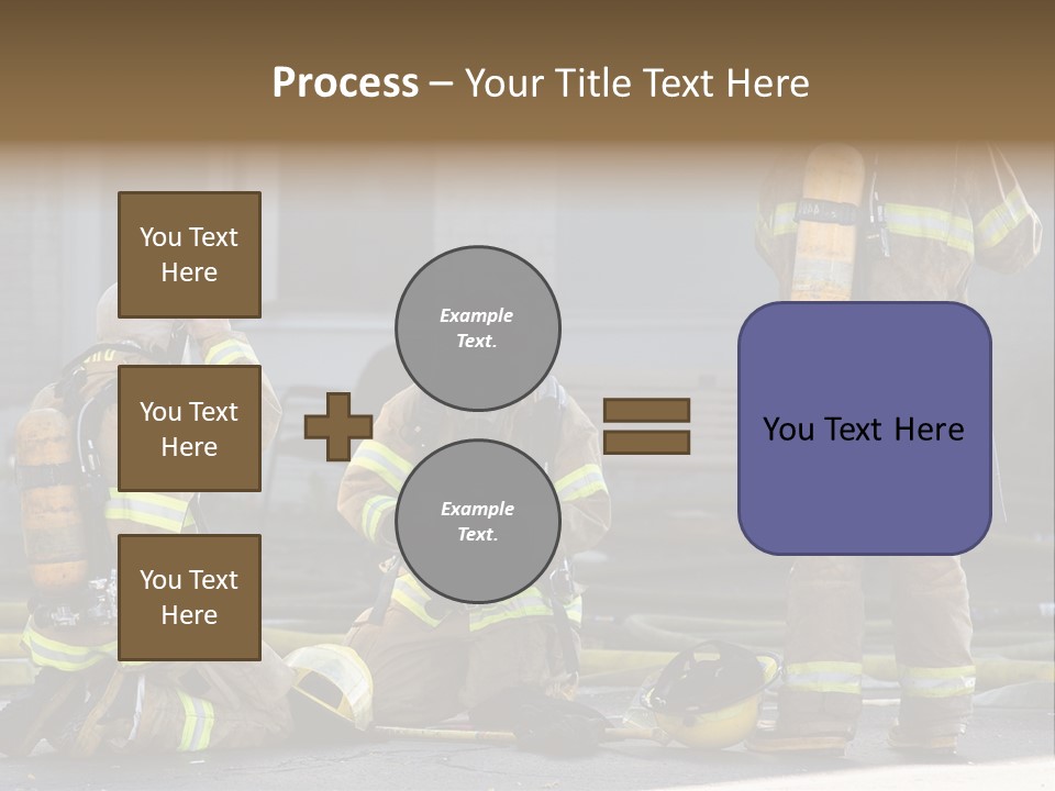 Fireproof Roof Extinguish PowerPoint Template