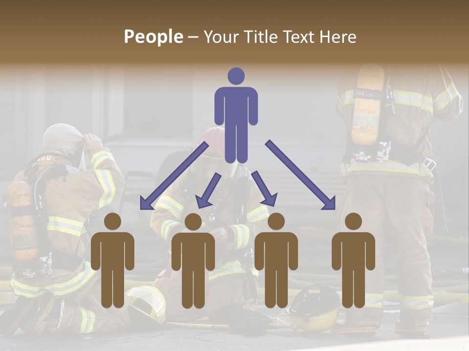 Fireproof Roof Extinguish PowerPoint Template