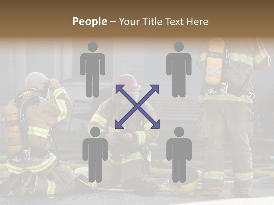 Fireproof Roof Extinguish PowerPoint Template