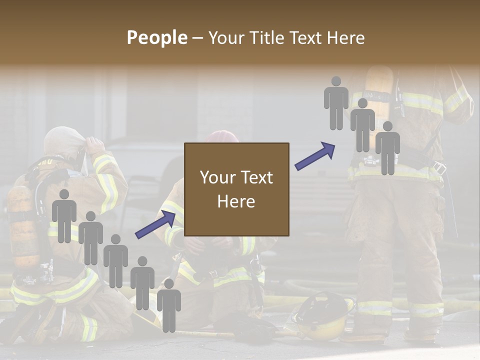 Fireproof Roof Extinguish PowerPoint Template