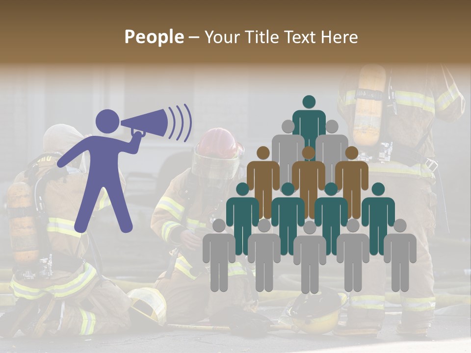 Fireproof Roof Extinguish PowerPoint Template